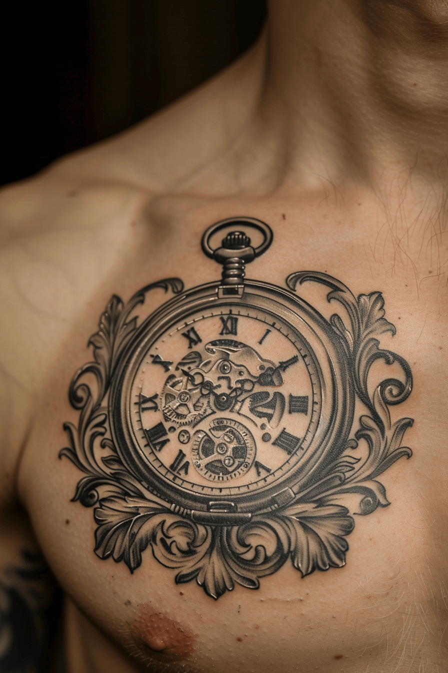 Unique Antique Tattoo Ideas with Historical Charm