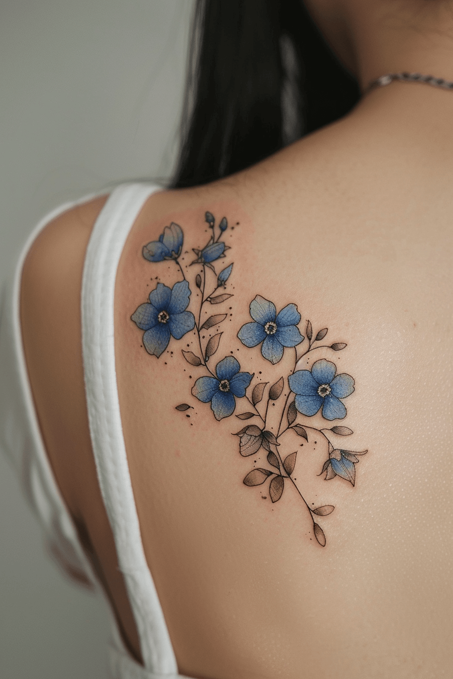 26+ Charming Forget-Me-Not Flower Tattoo Designs You’ll Adore