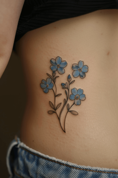 26+ Charming Forget-Me-Not Flower Tattoo Designs You’ll Adore