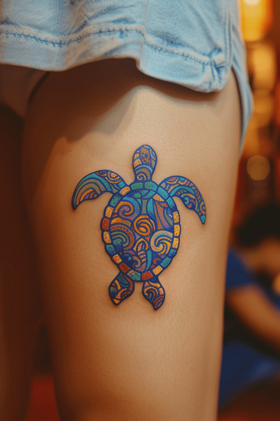23+ Stunning Sea Turtle Tattoo Ideas You'll Love