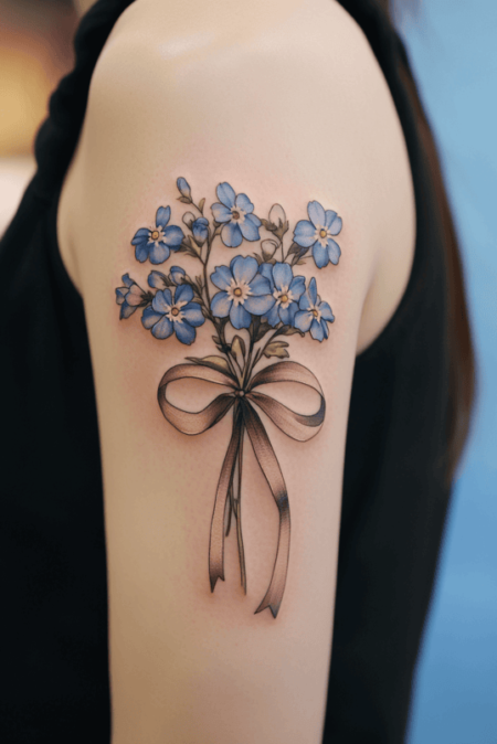 26+ Charming Forget-Me-Not Flower Tattoo Designs You’ll Adore