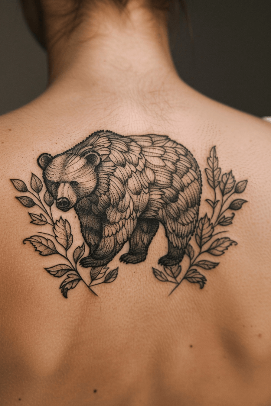 Fierce Bear Tattoo Ideas With Strong Symbolism