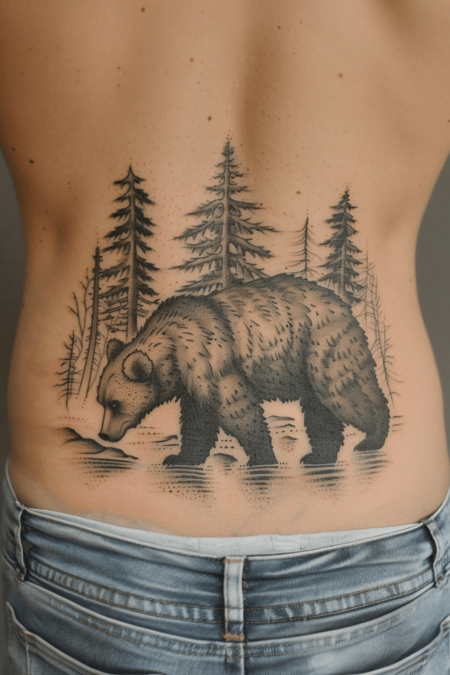 Fierce Bear Tattoo Ideas With Strong Symbolism
