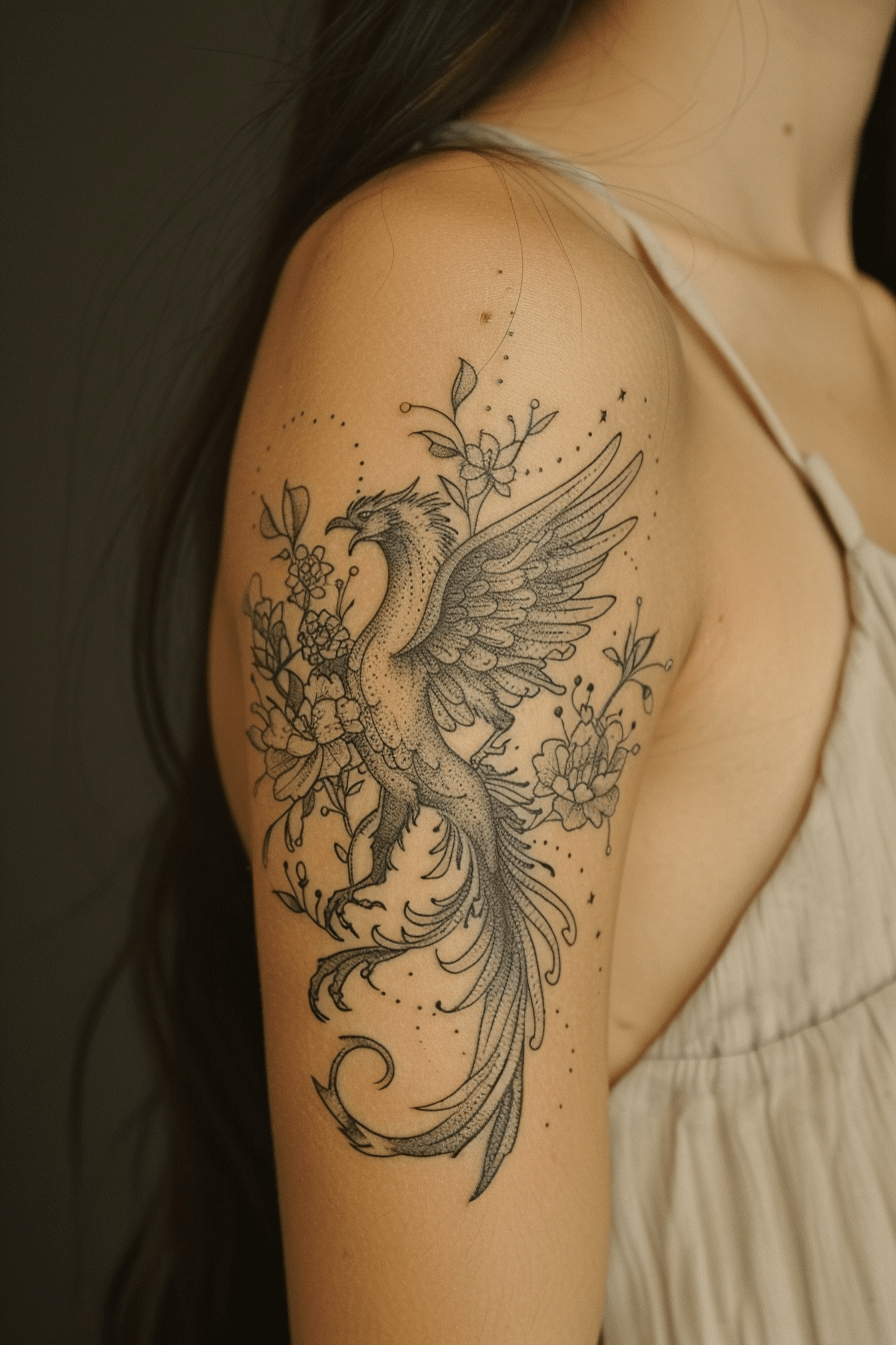 Stunning Phoenix Tattoos for Women: Top Ideas & Designs