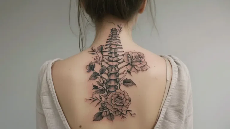 20+ Eye-Catching Spine Tattoos For Women