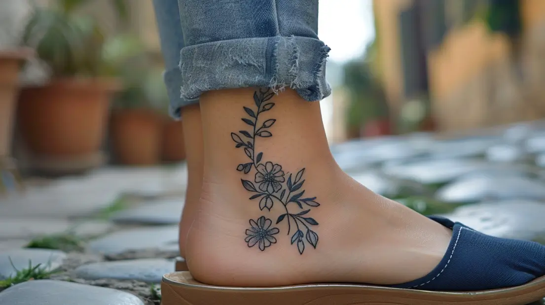 22 Trendy & Feminine Ankle Tattoos For Women