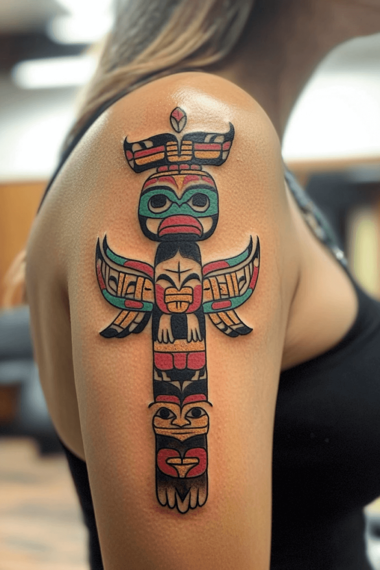Traditional Native American tattooing practices