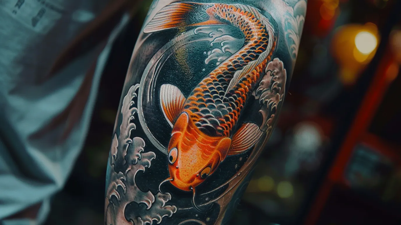25+ Colorful Koi Fish Tattoos That Stand Out Beautifully