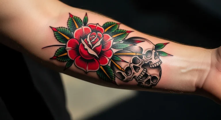 19 American Traditional Rose Tattoos That Stay Timeless and Bold