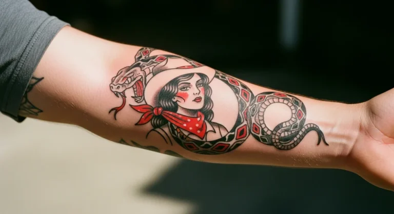 20 American Traditional Cowgirl Tattoos That Channel Retro Spirit