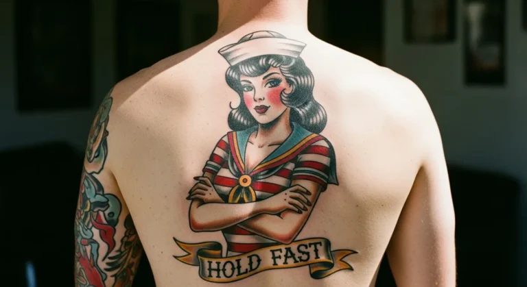 21 American Traditional Pinup Girl Tattoos That Celebrate Retro Beauty