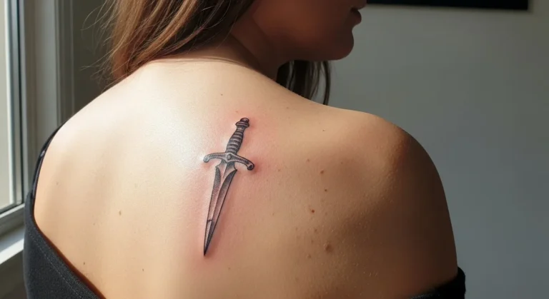 20 Dagger Realism Tattoos That Add Fierce Energy