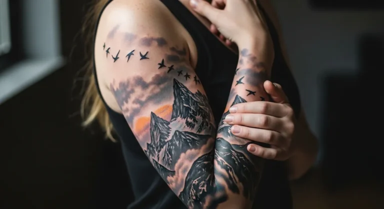 23 Realism Tattoo Sleeves for Women With Striking Elegance