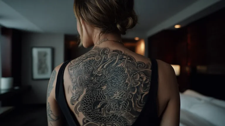 24 Mystical Chinese Dragon Tattoos for Women Rich in Meaning