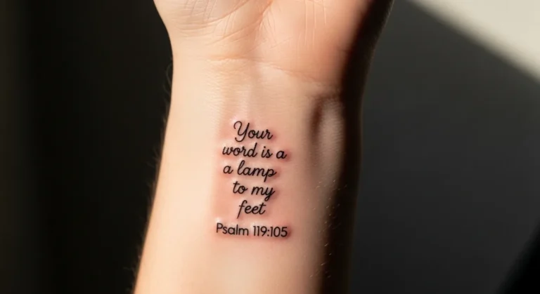 25 Elegant Bible Verse Wrist Tattoos for Women That Feel Delicate