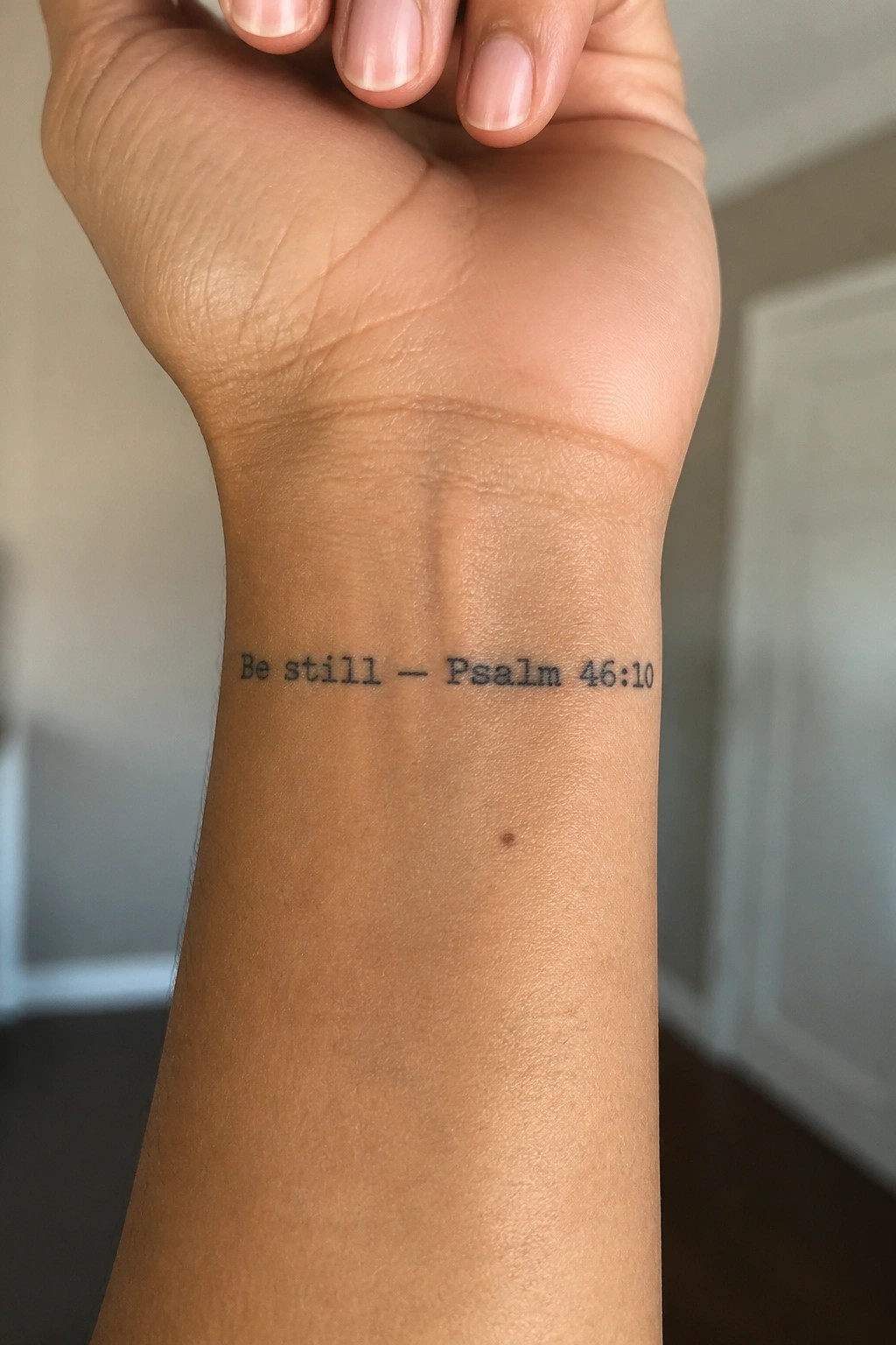 Wrist tattoo reading