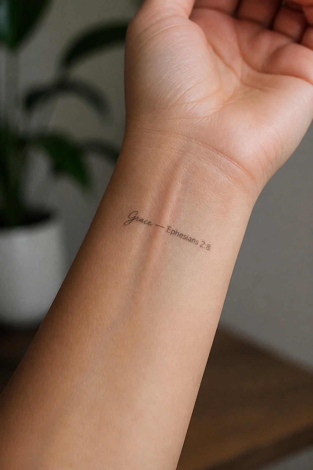 Wrist tattoo reading