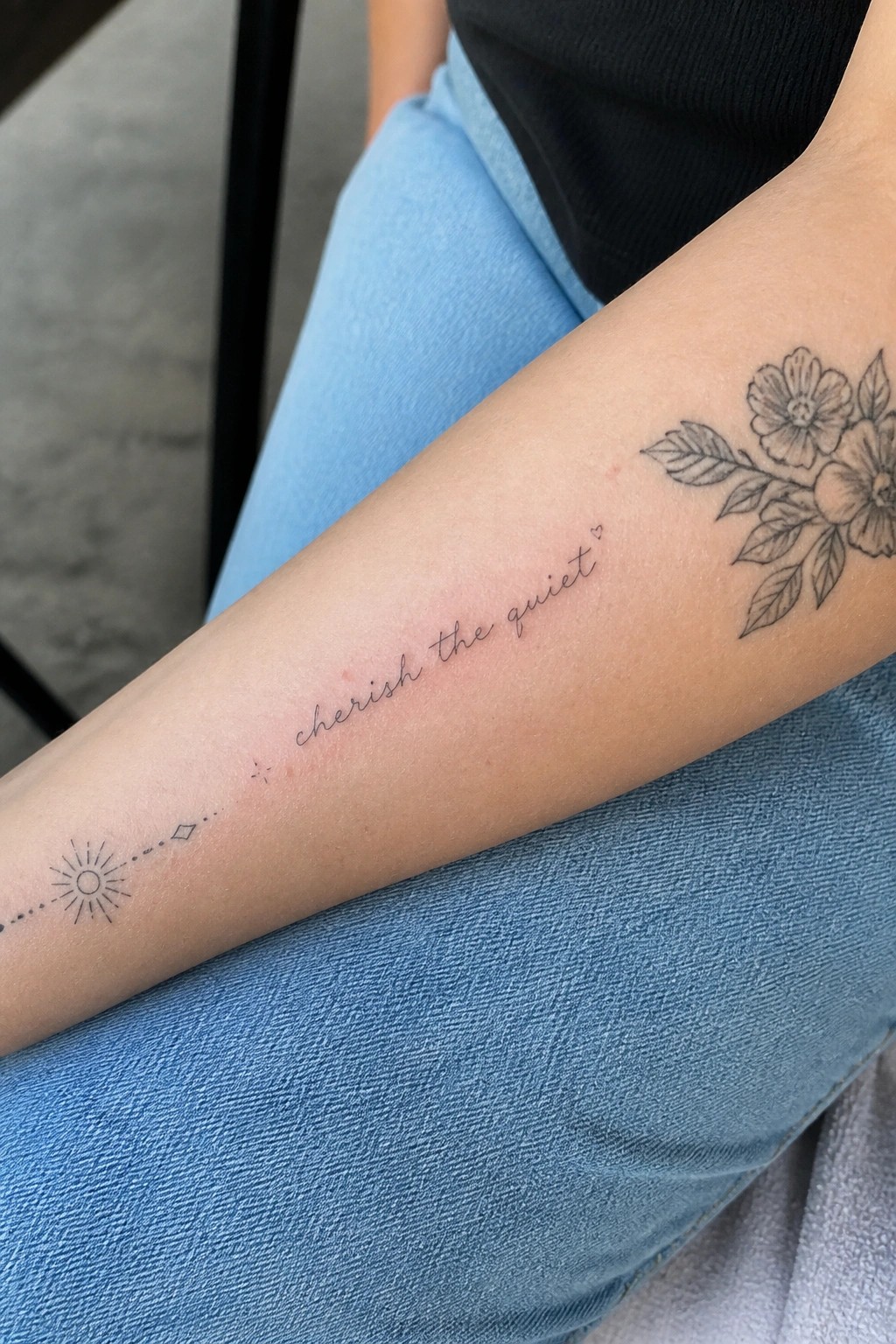 Arm with sun, 