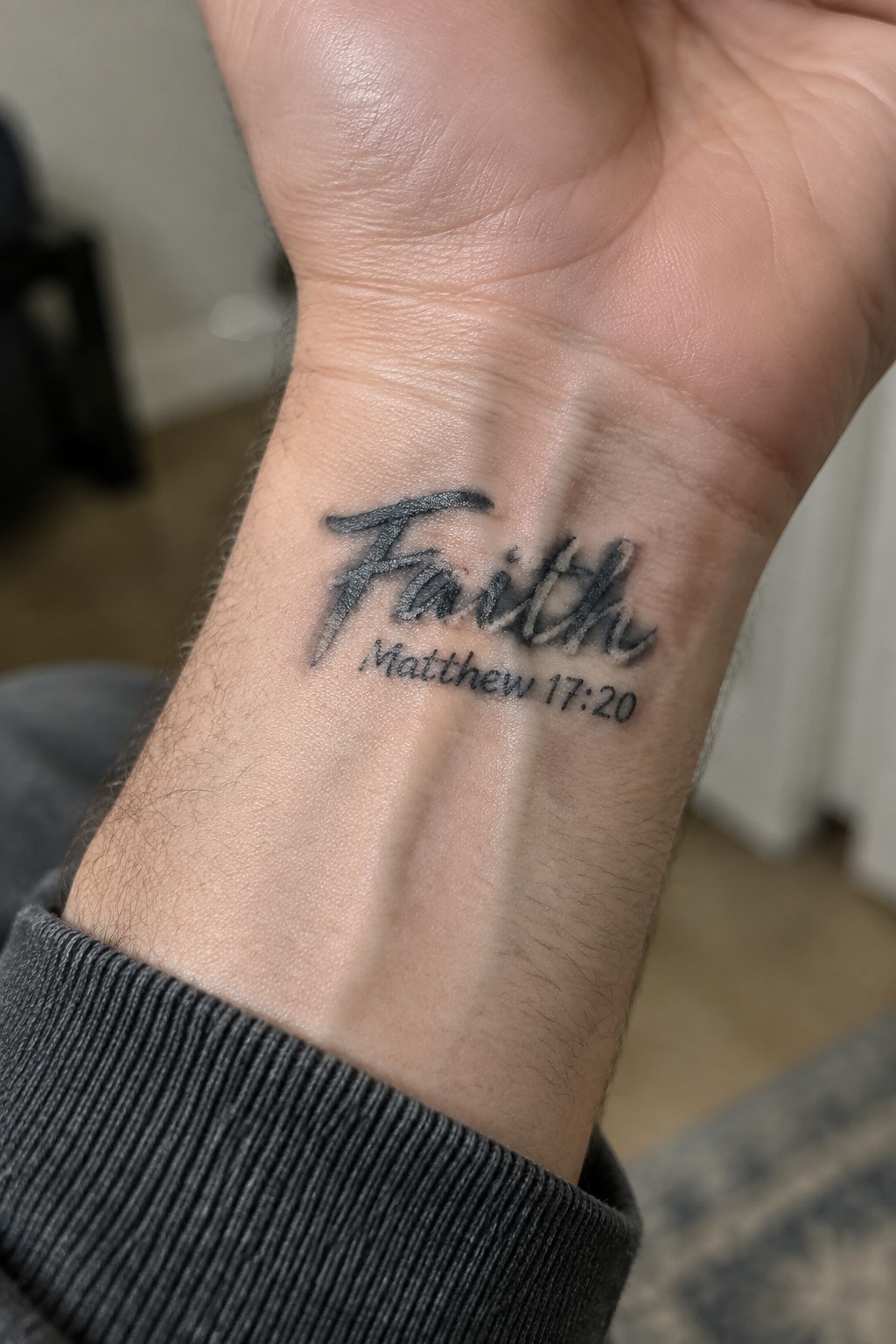 Black cursive