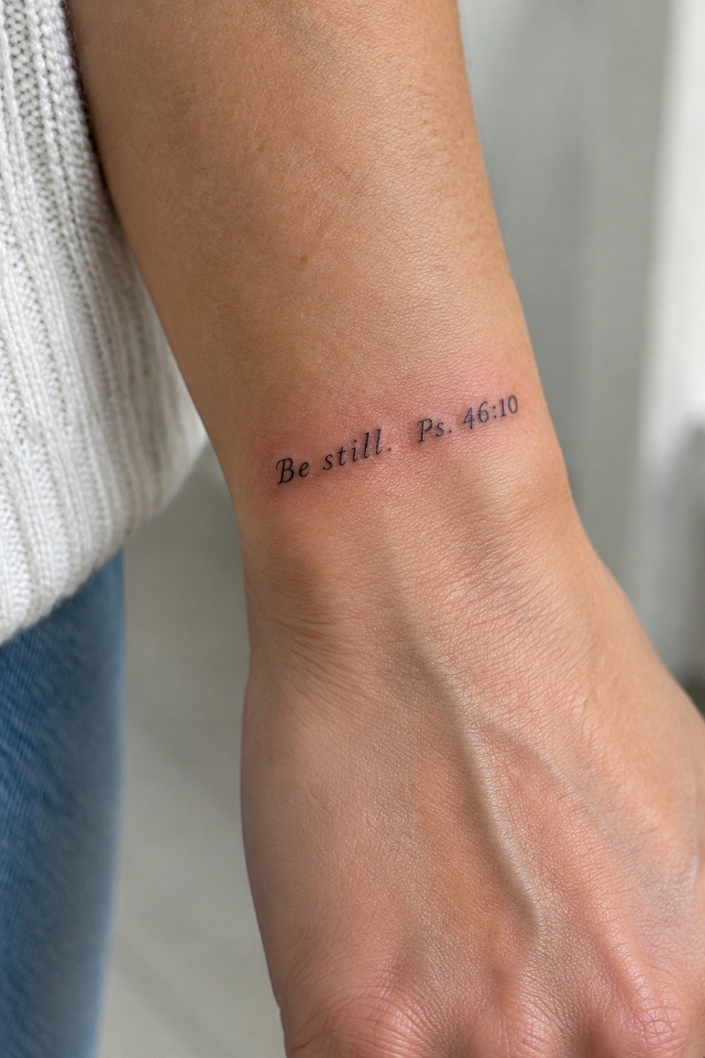 Wrist tattoo
