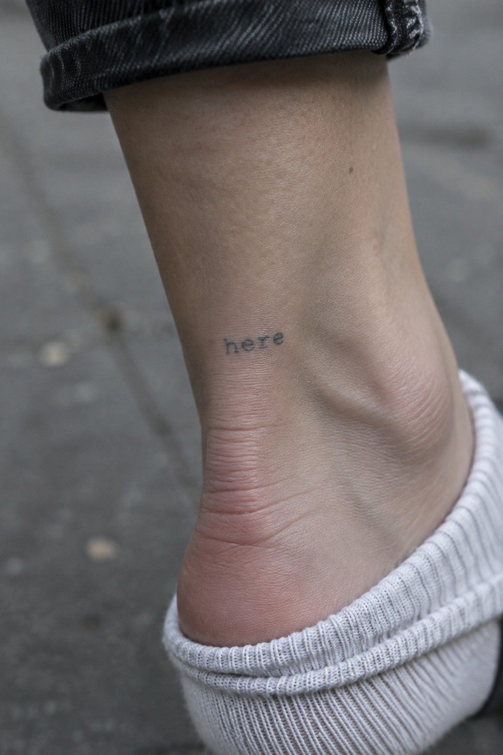 Ankle with small
