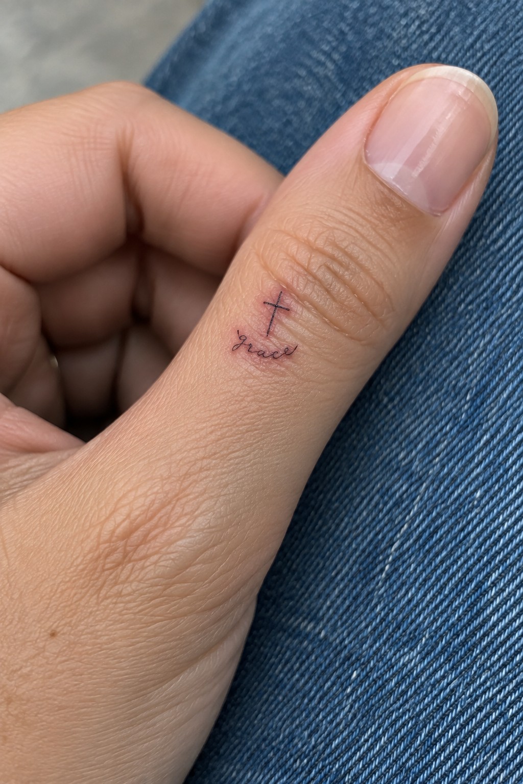 Tiny cross and 