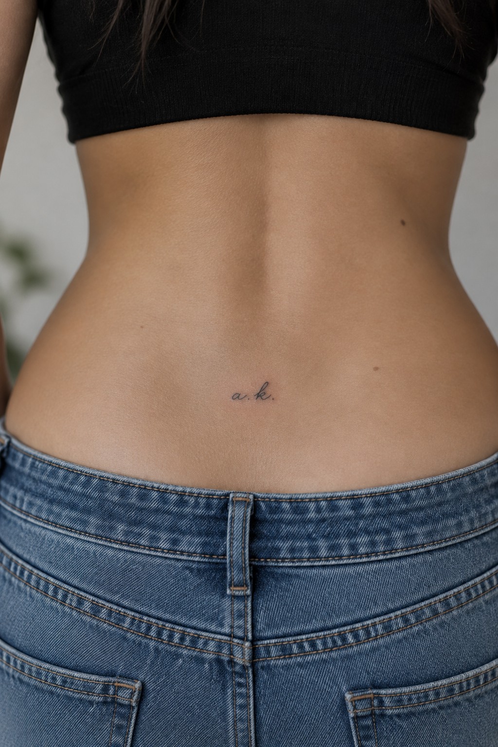 Lower back with small 