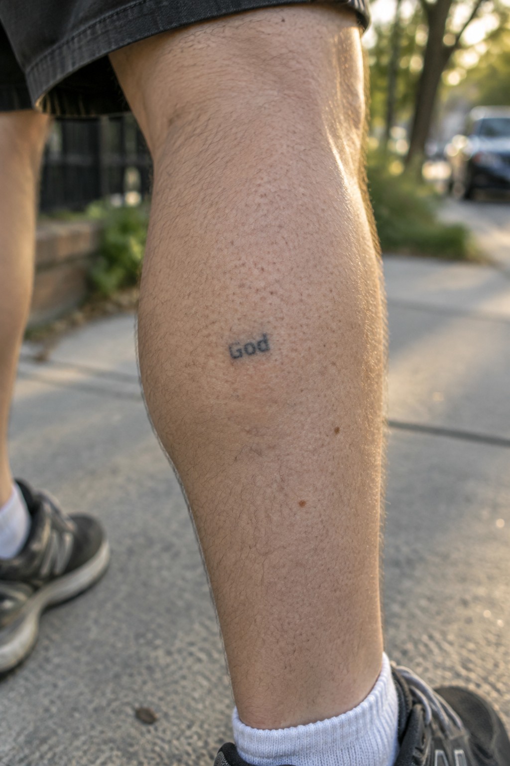 Hairy leg with small
