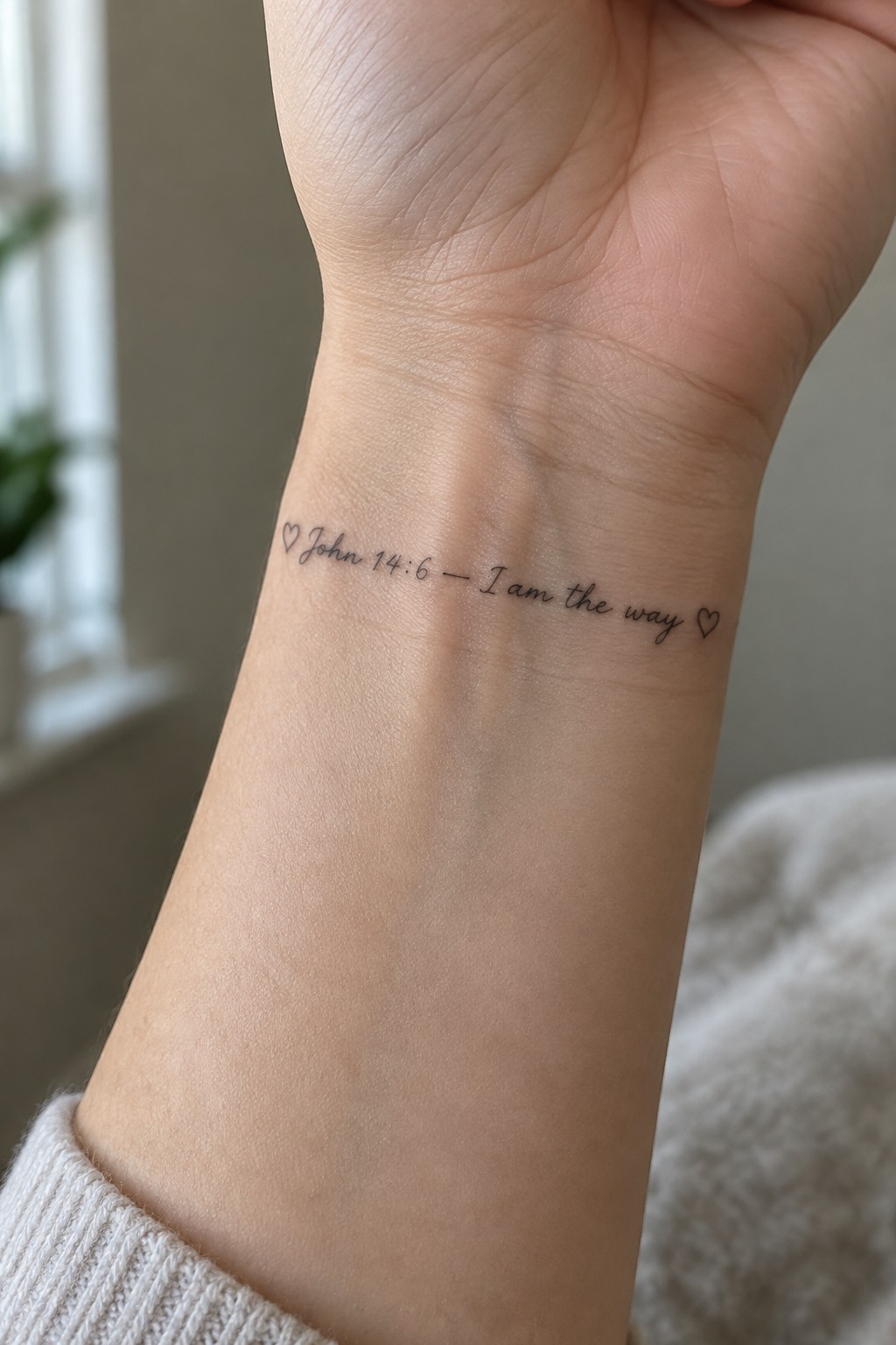 Wrist tattoo