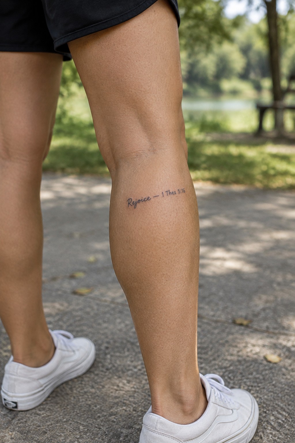 Leg tattoo 