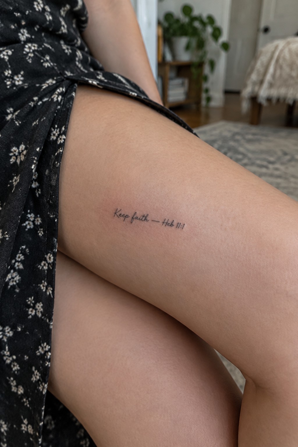 Thigh tattoo 