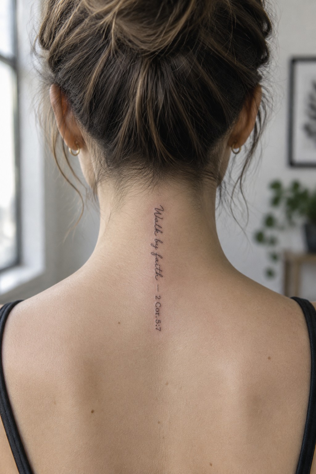 Woman's neck with